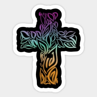 Glow Cross Sticker